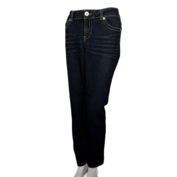 TORRID Jeans, 18S, Dark Blue Wash, stretch, Skinny, Zipper Fly, Pockets - Picture 4 of 13